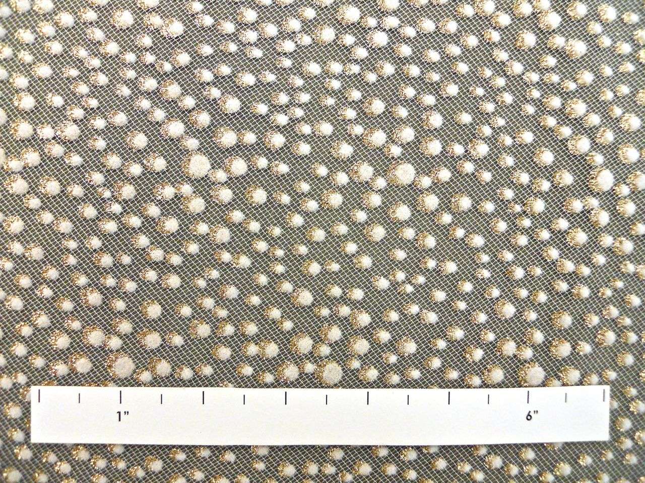 Metallic Flocked Tulle1