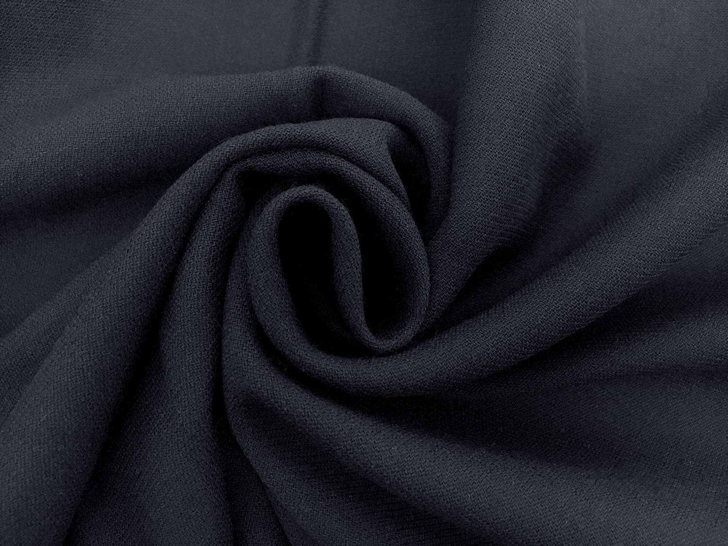 Italian Wool Tricotine in Midnight Navy1