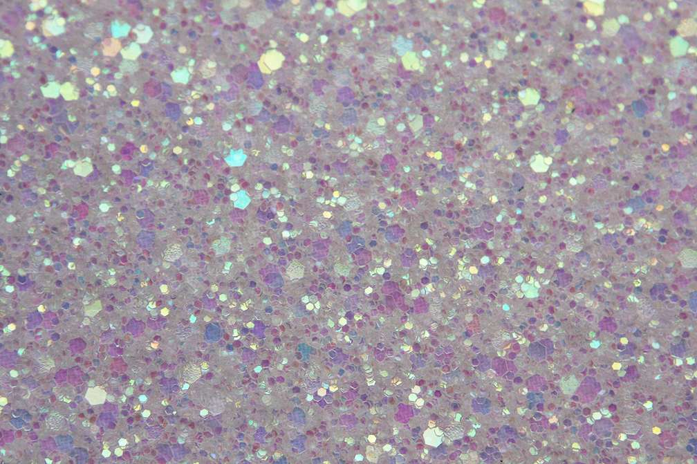 Glitter Canvas Iris White0