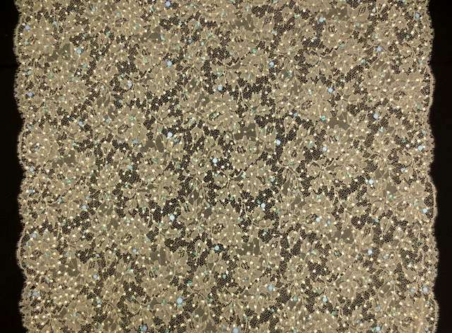 Beaded Metallic Chantilly Lace3