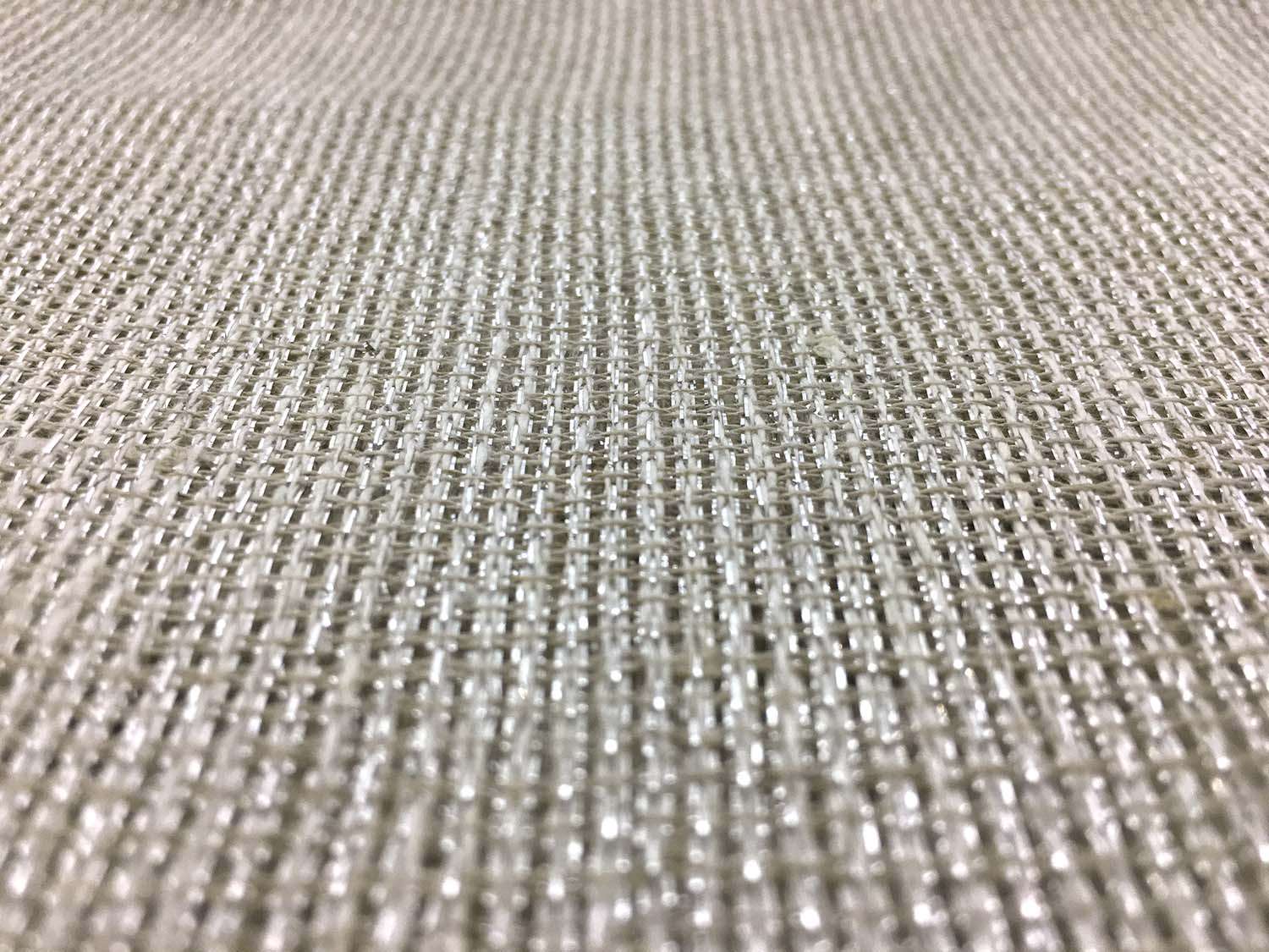 Cotton Lurex Mesh In Silver1