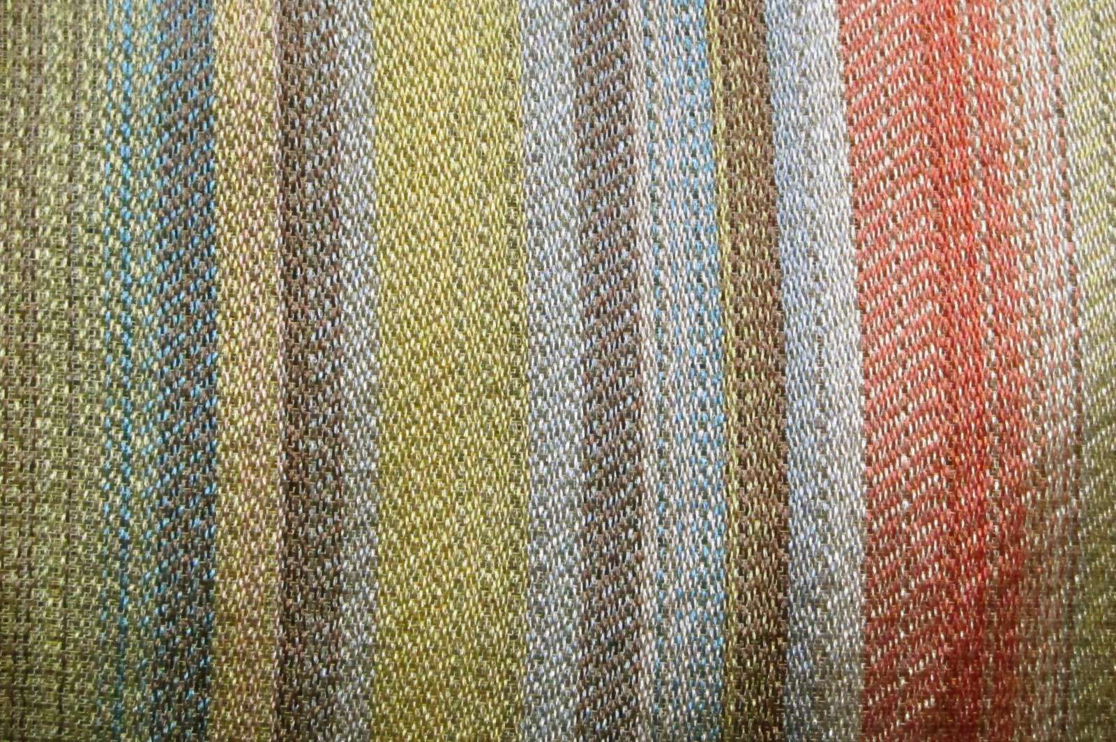 Silk Blend Organza Woven Stripe2