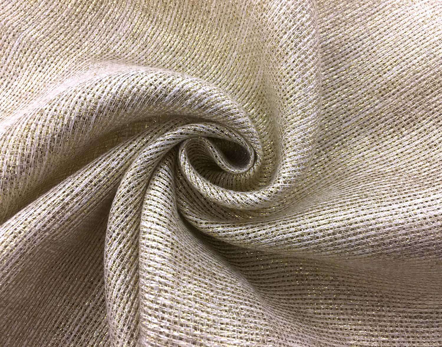 Cotton Lurex Mesh In Gold2