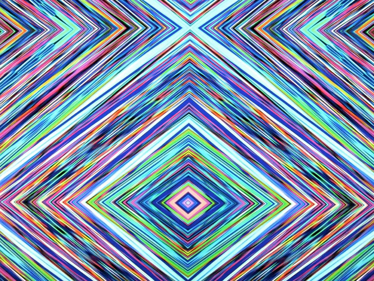 Printed Silk Charmeuse Abstract in Multicolor Background