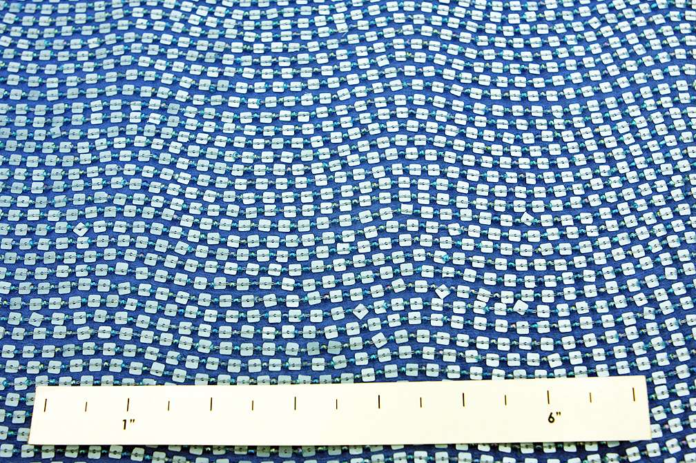 Sequins on Silk Chiffon1