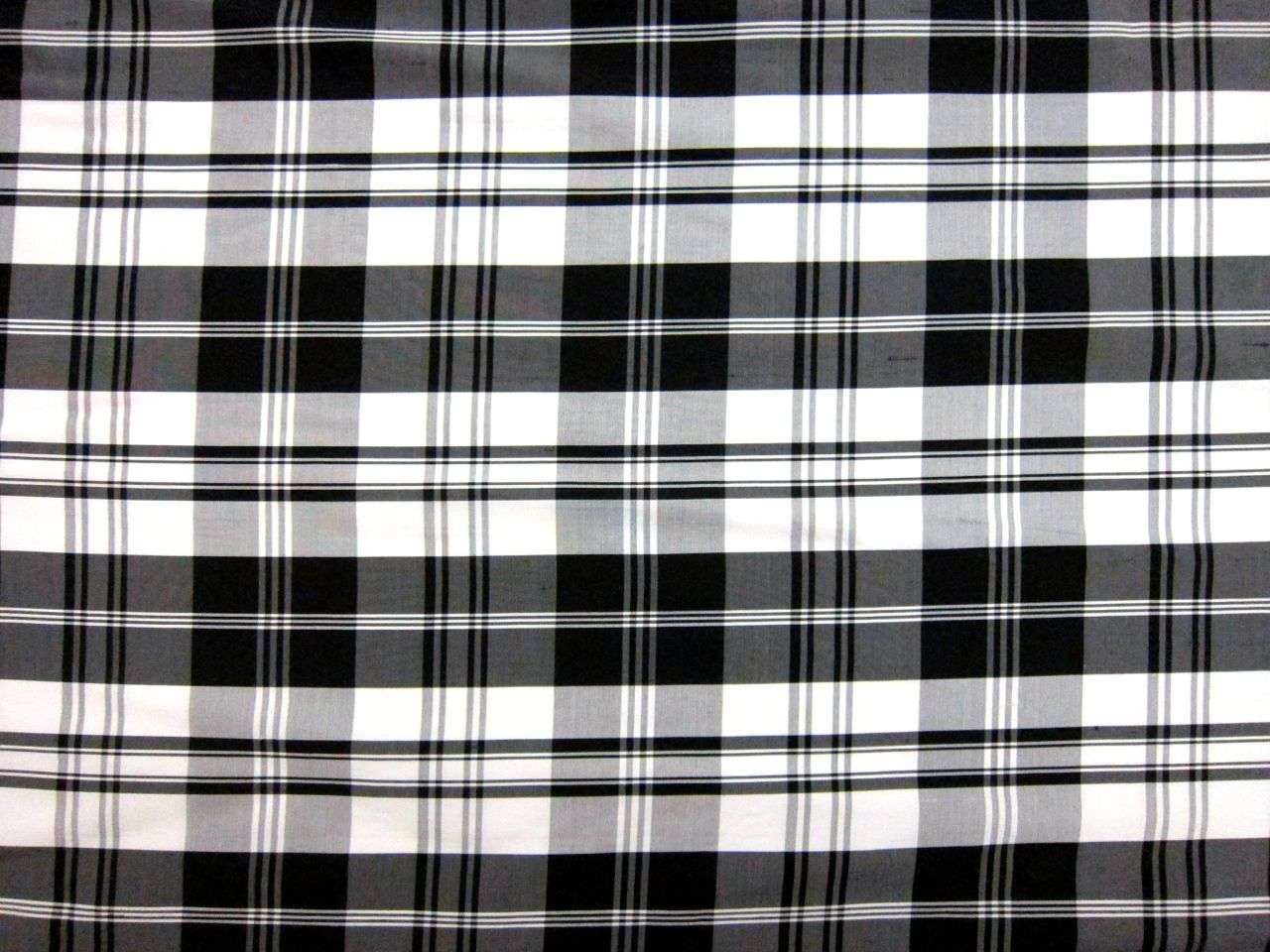 Silk Shantung Plaid0