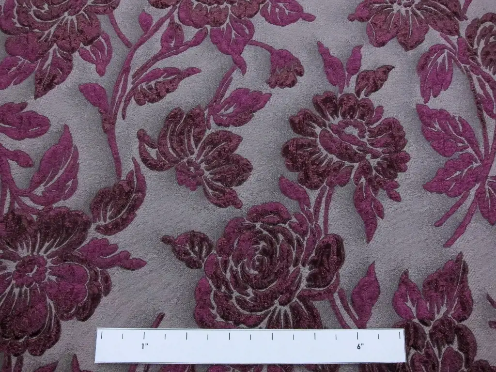 Silk Blend Metallic Cloque1