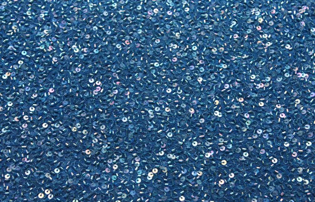 Sequins on Silk Chiffon0