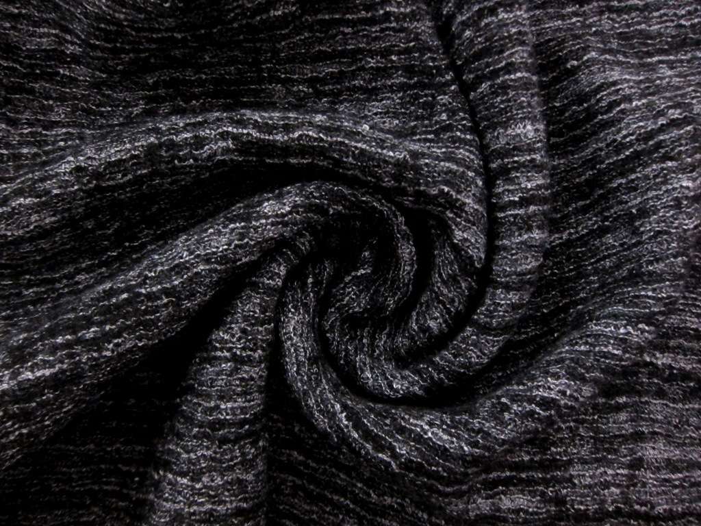 Wool Blend Novelty Knit0