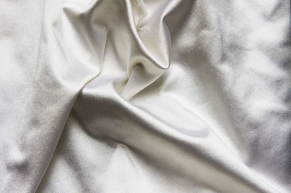 Silk & Rayon Stretch Satin
