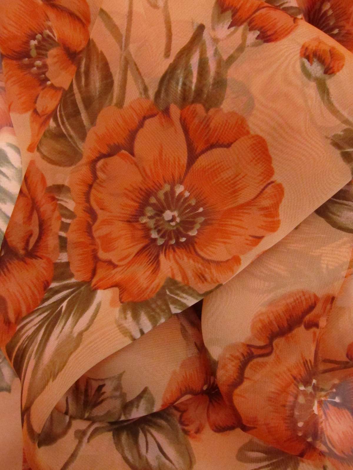 Printed Iridescent Silk Chiffon2