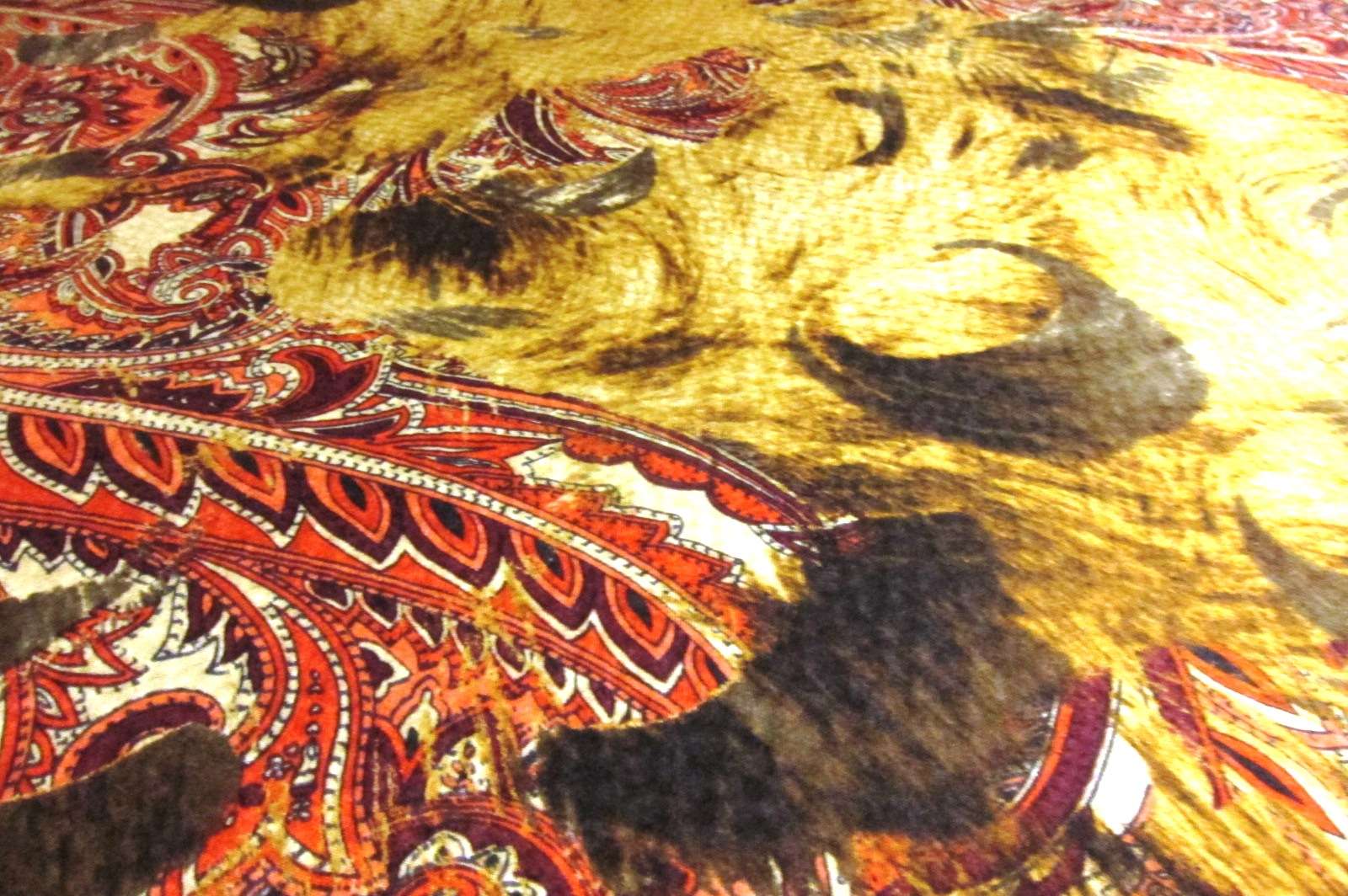Printed Hammered Silk Charmeuse2