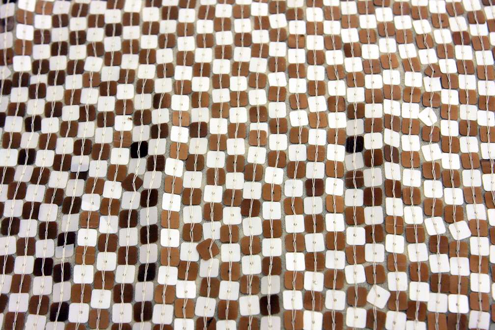 Sequins on SIlk Chiffon0