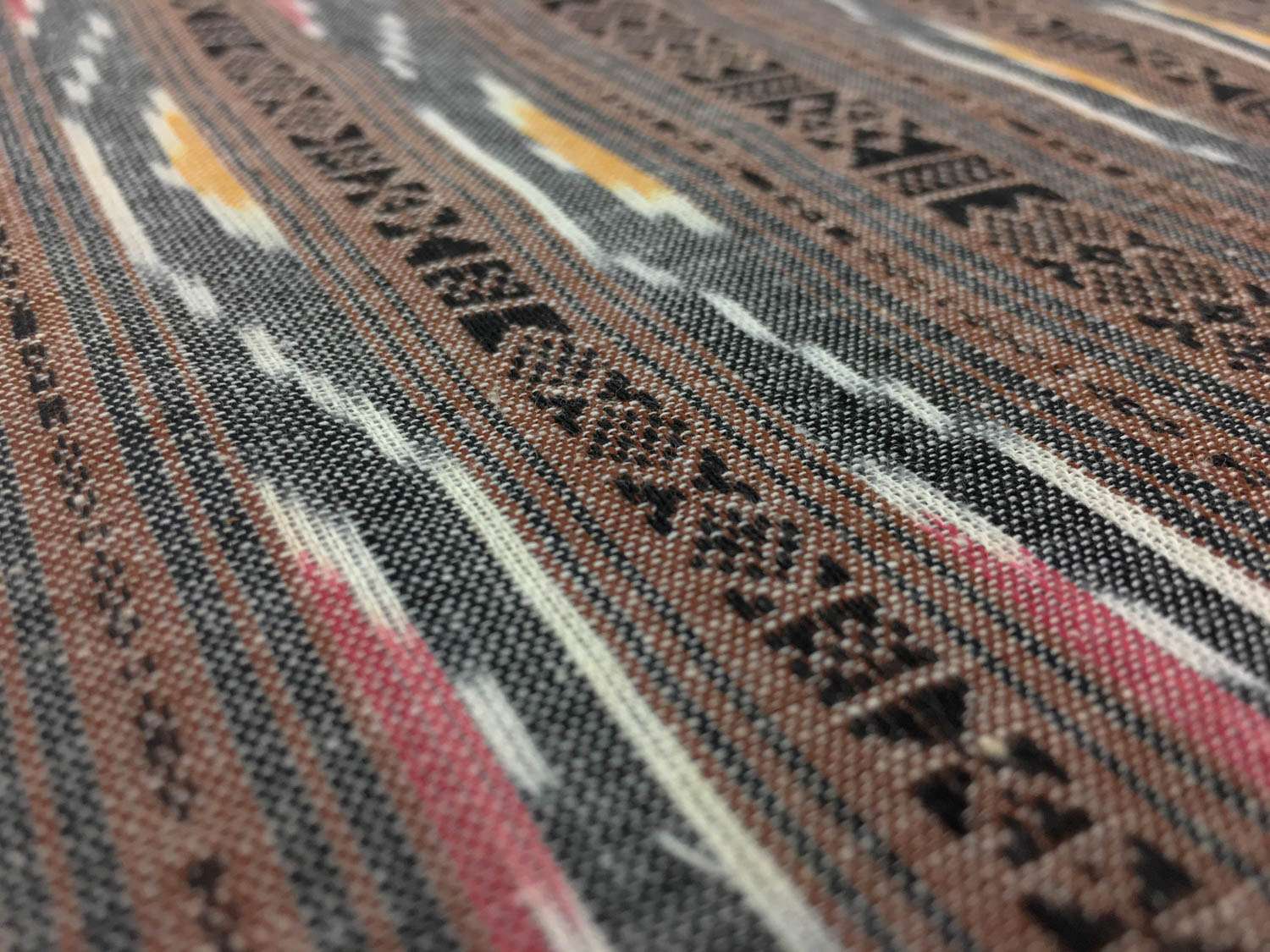 Cotton Ikat With Stripes2
