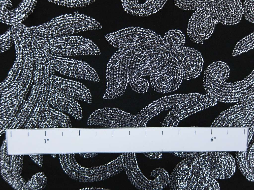 Sequins Embroidered Silk Chiffon1