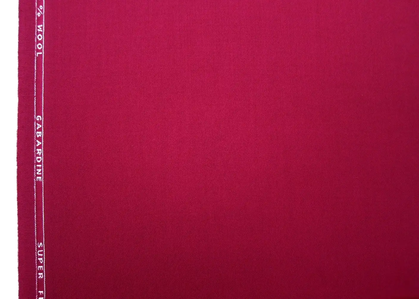 Wool Gabardine in Magenta0