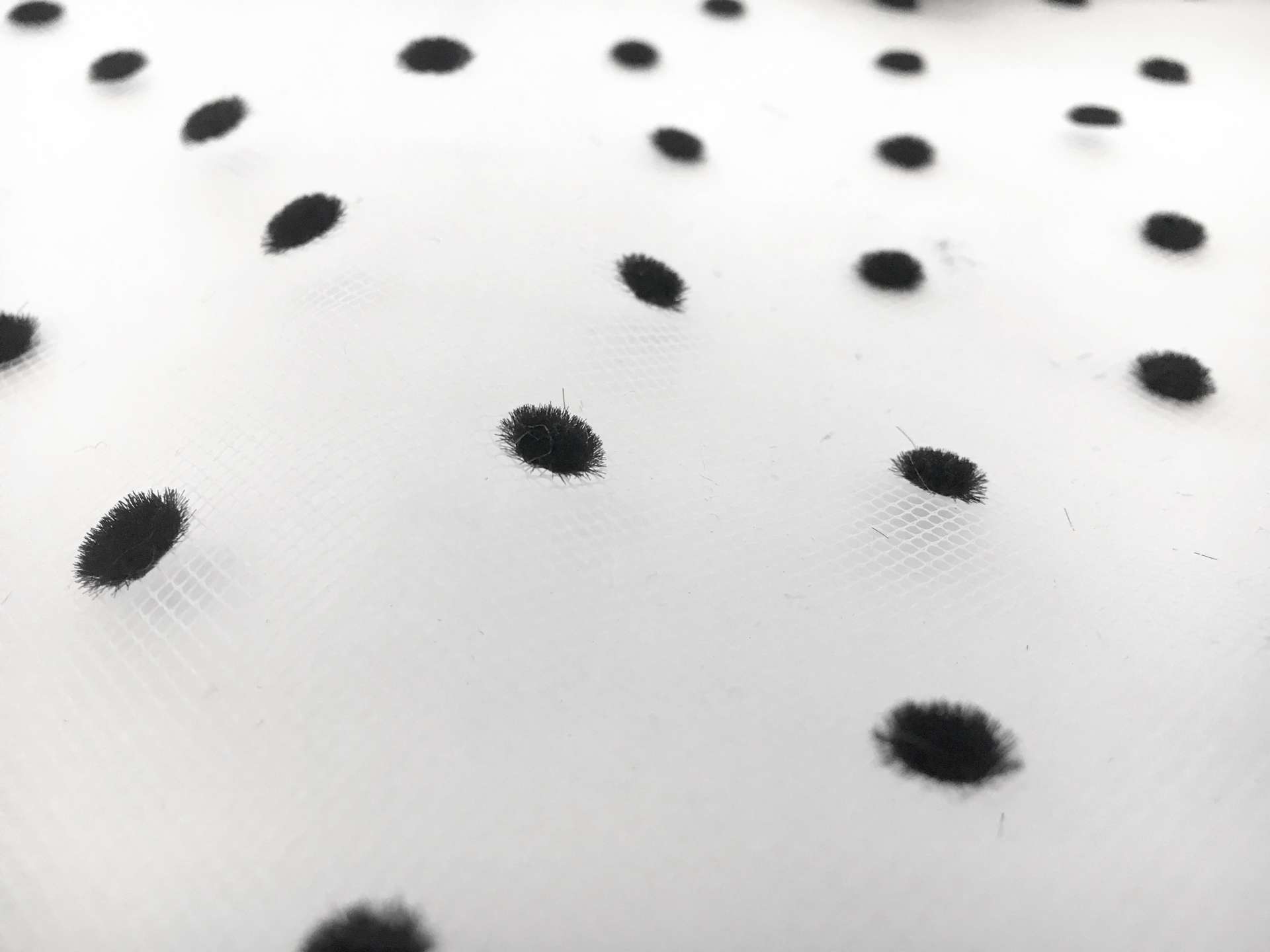 Polka Dot Flocking on Tulle0