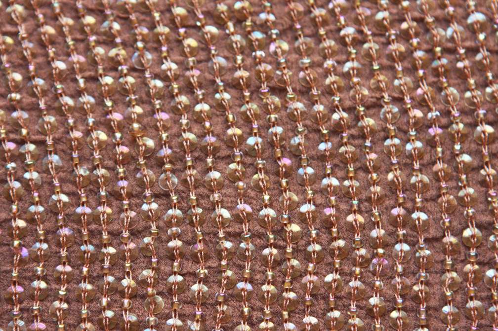 Sequins on Silk Chiffon2