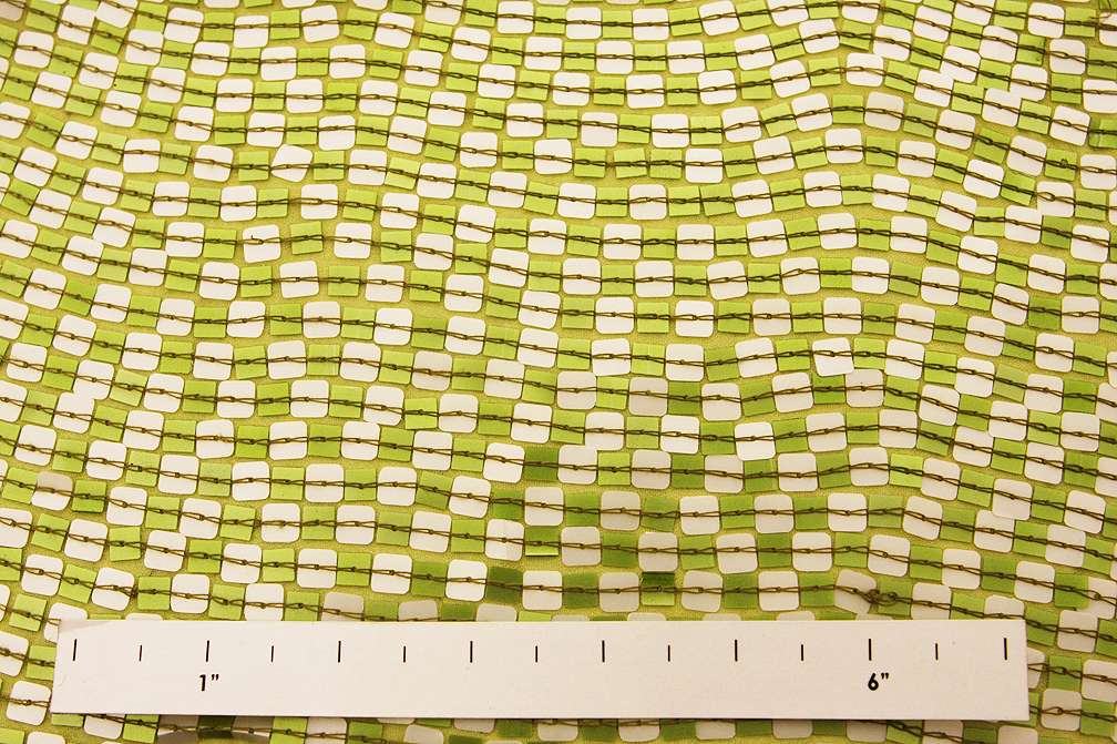 Sequins on Silk Chiffon1