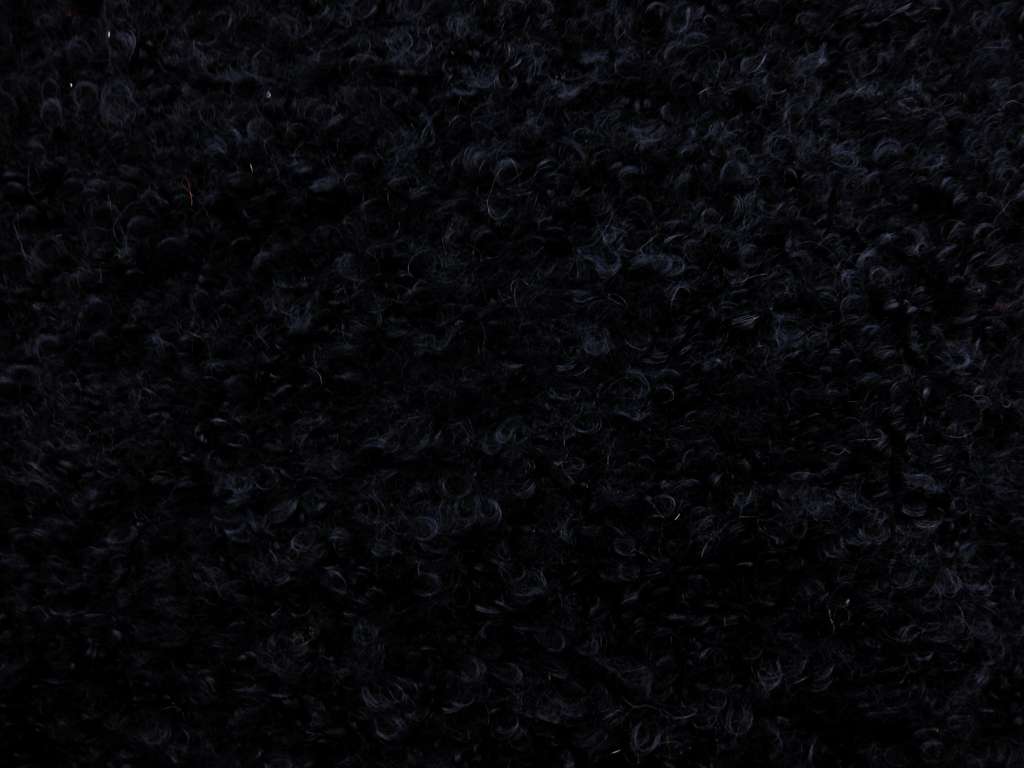 Mohair Blend Boucle Knit in Black