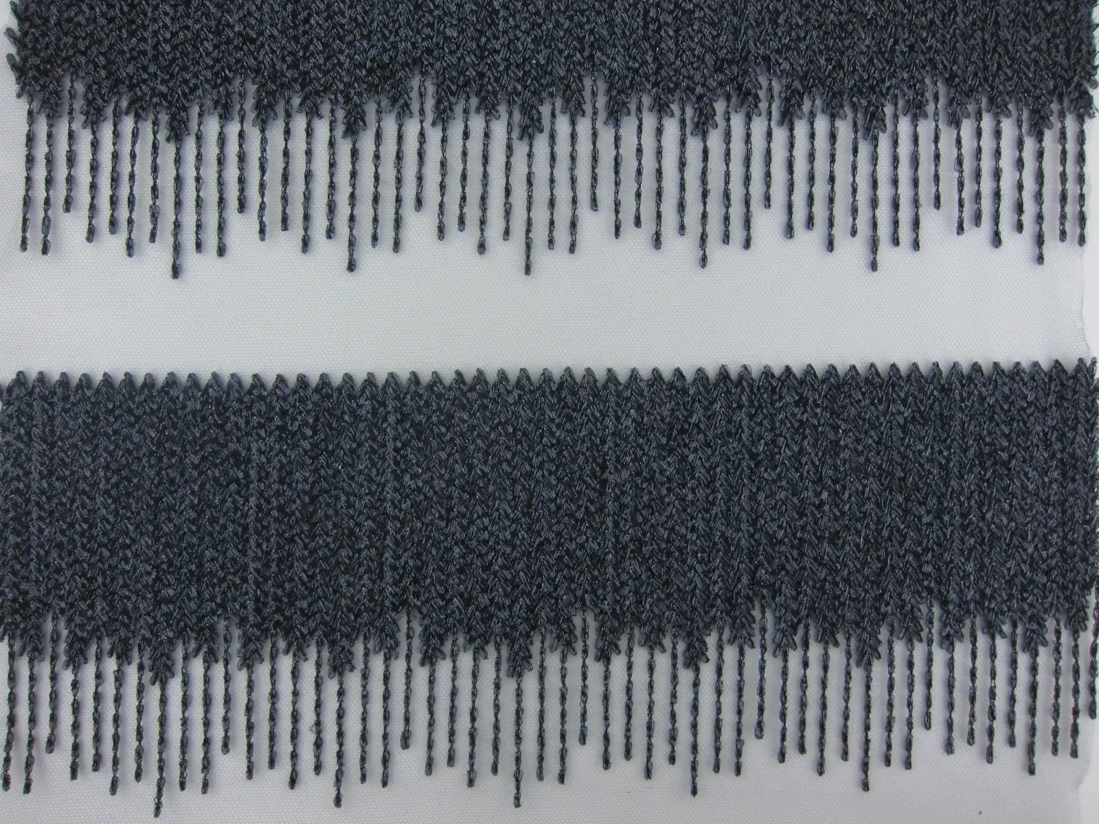 Metallic Embroidered Tulle0