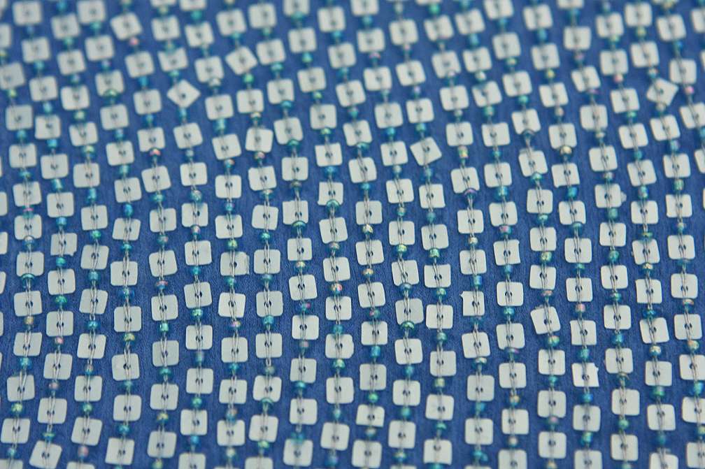 Sequins on Silk Chiffon2