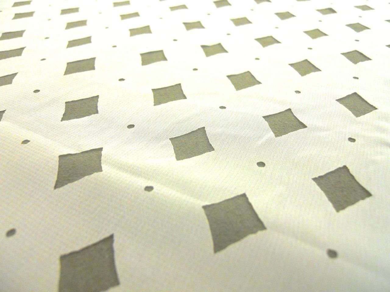 Laser Cut Polyester Chiffon2