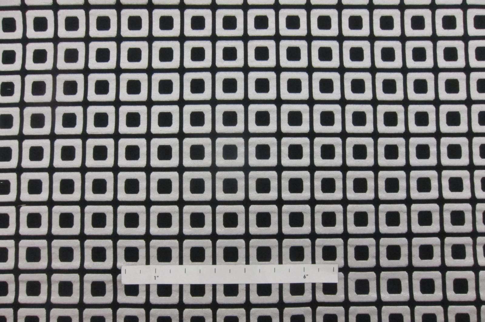 Metallic Brocade with Repeating Squares0