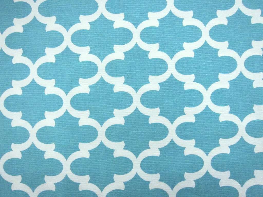 Cotton Canvas Lantern Tiles Print0