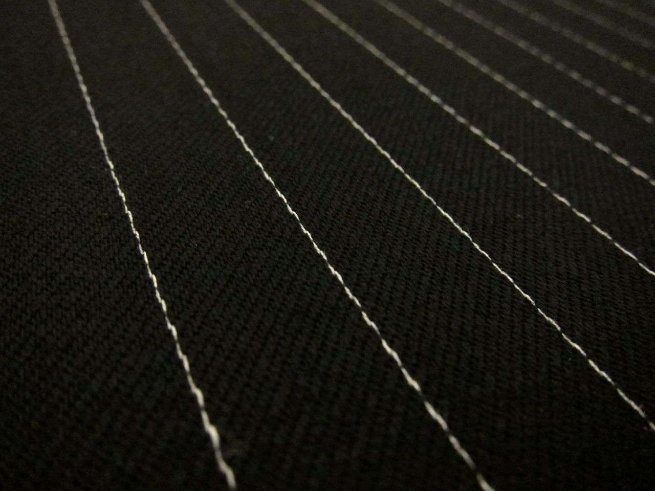 Wool Blend Satin Faille Pinstripe2