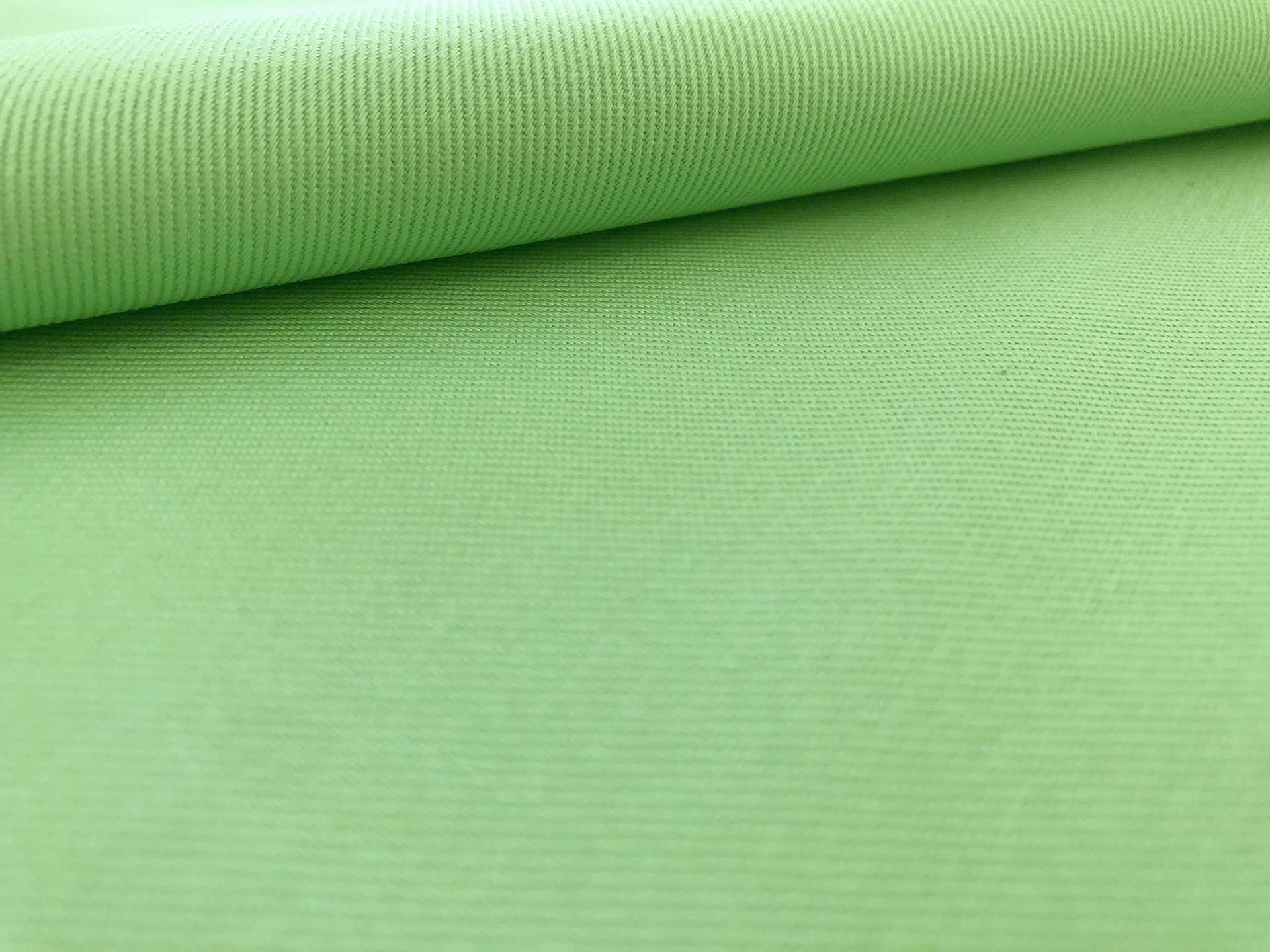Cotton Chino Twill in Lime 