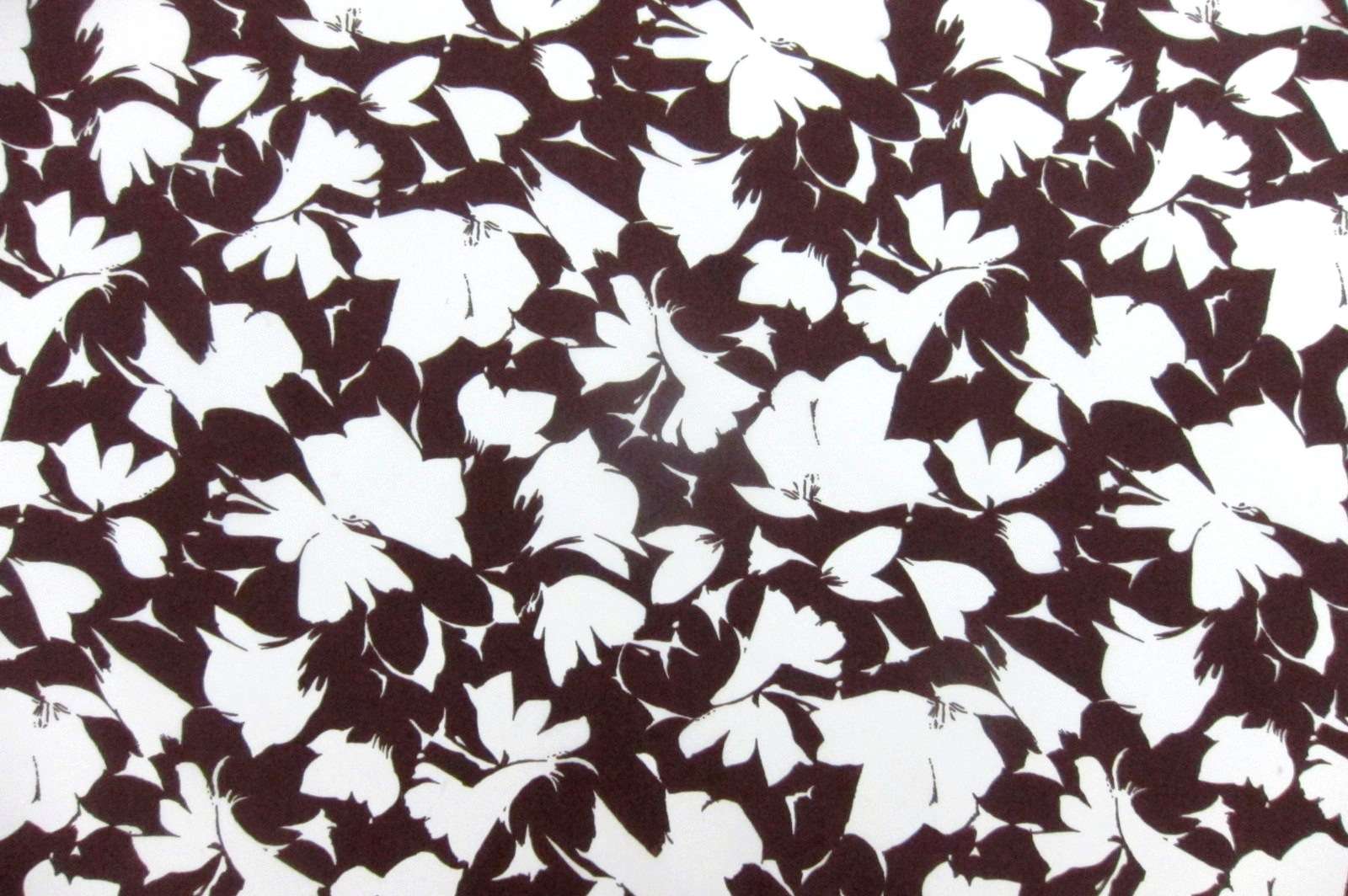 Printed Silk Satin Organza0