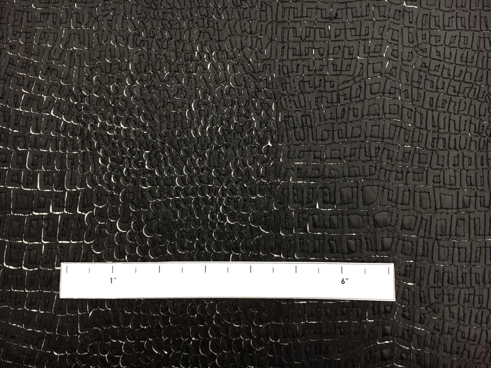 Embroidered Pleather on Tulle1