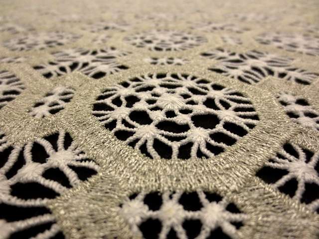 Metallic Guipure Lace2