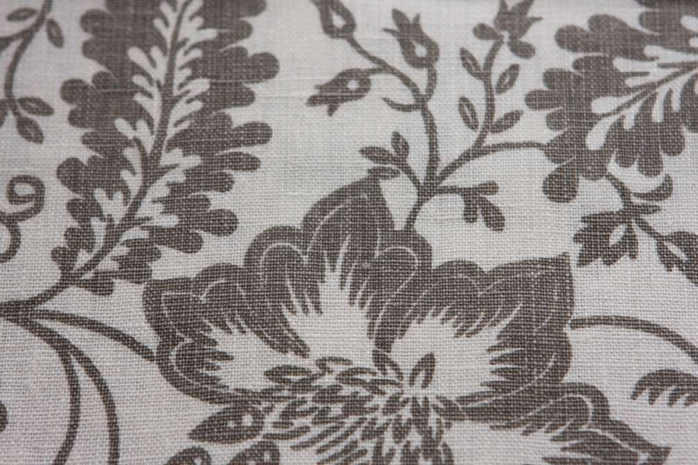 Linen Upholstery Floral Print2