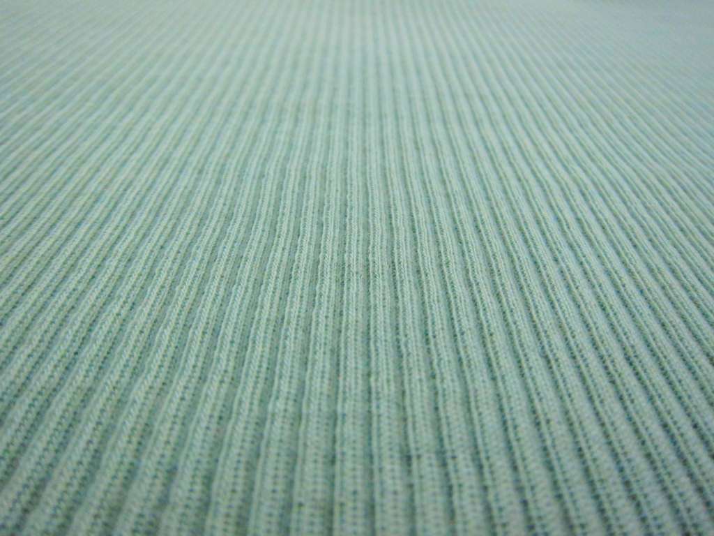 Virgin Wool Rib Knit in Seafoam2