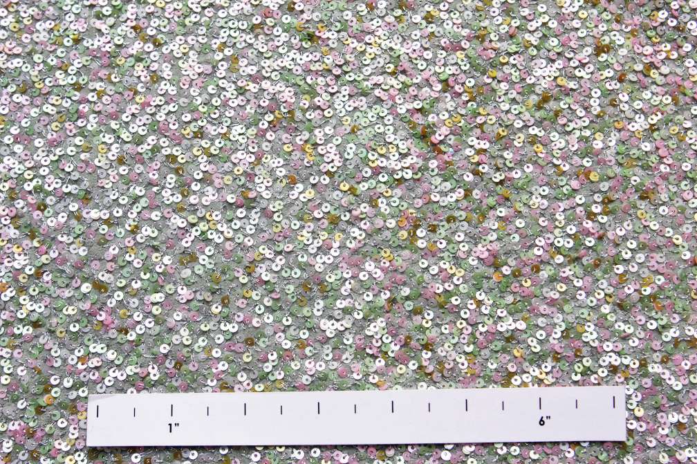 Sequins on Silk Chiffon1