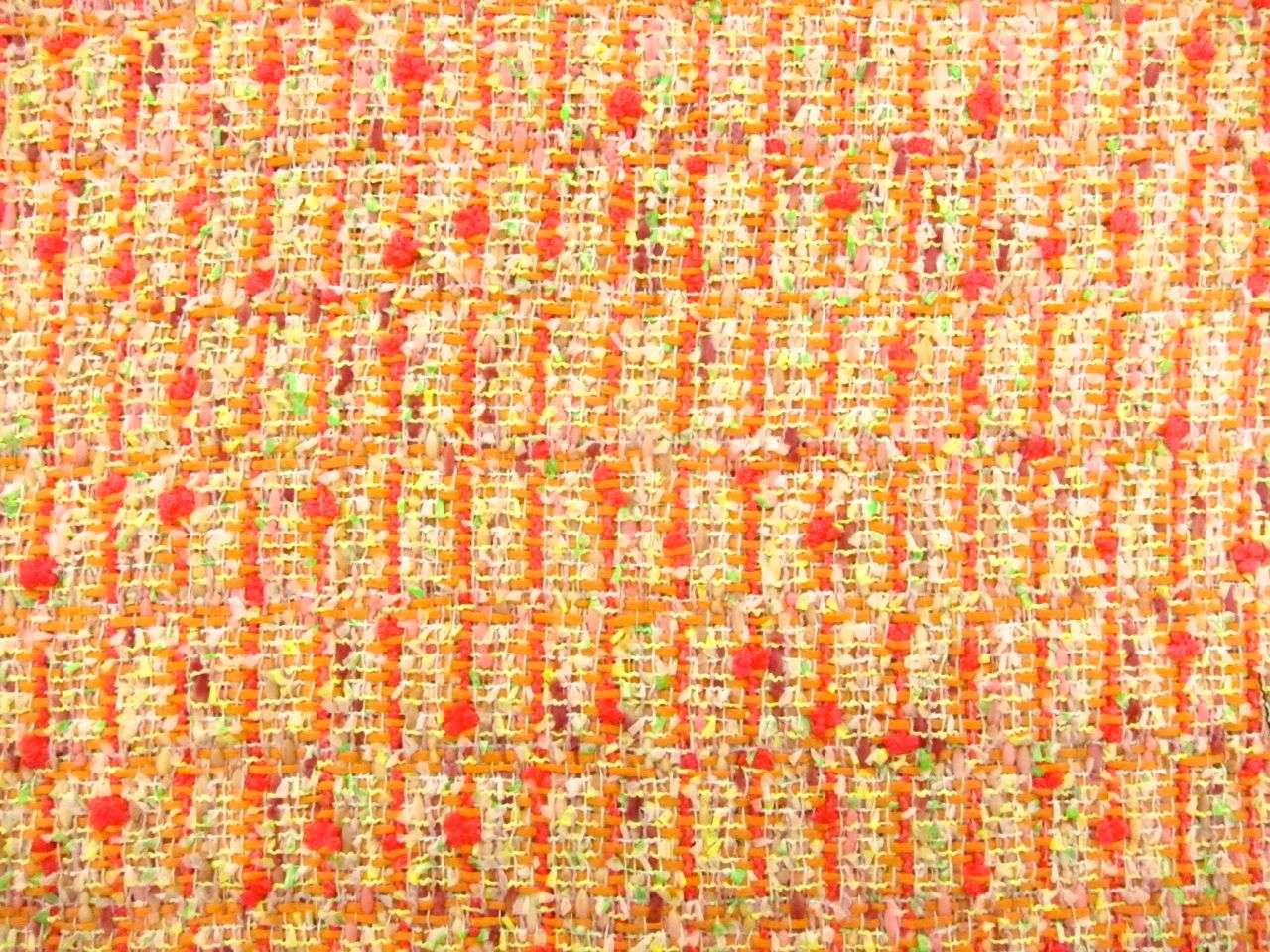 Cotton Nylon Poly Blend Tweed0