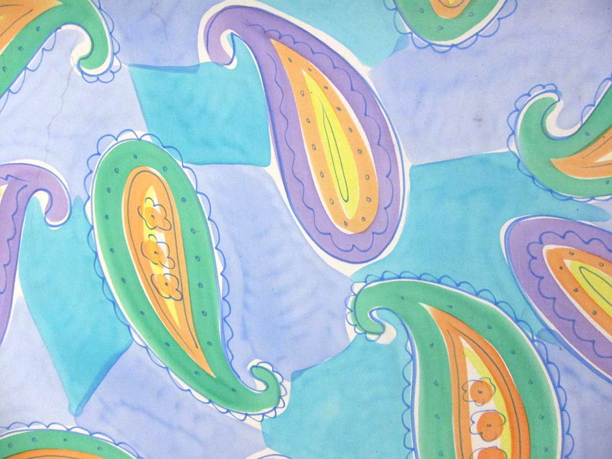 Printed Silk Chiffon0