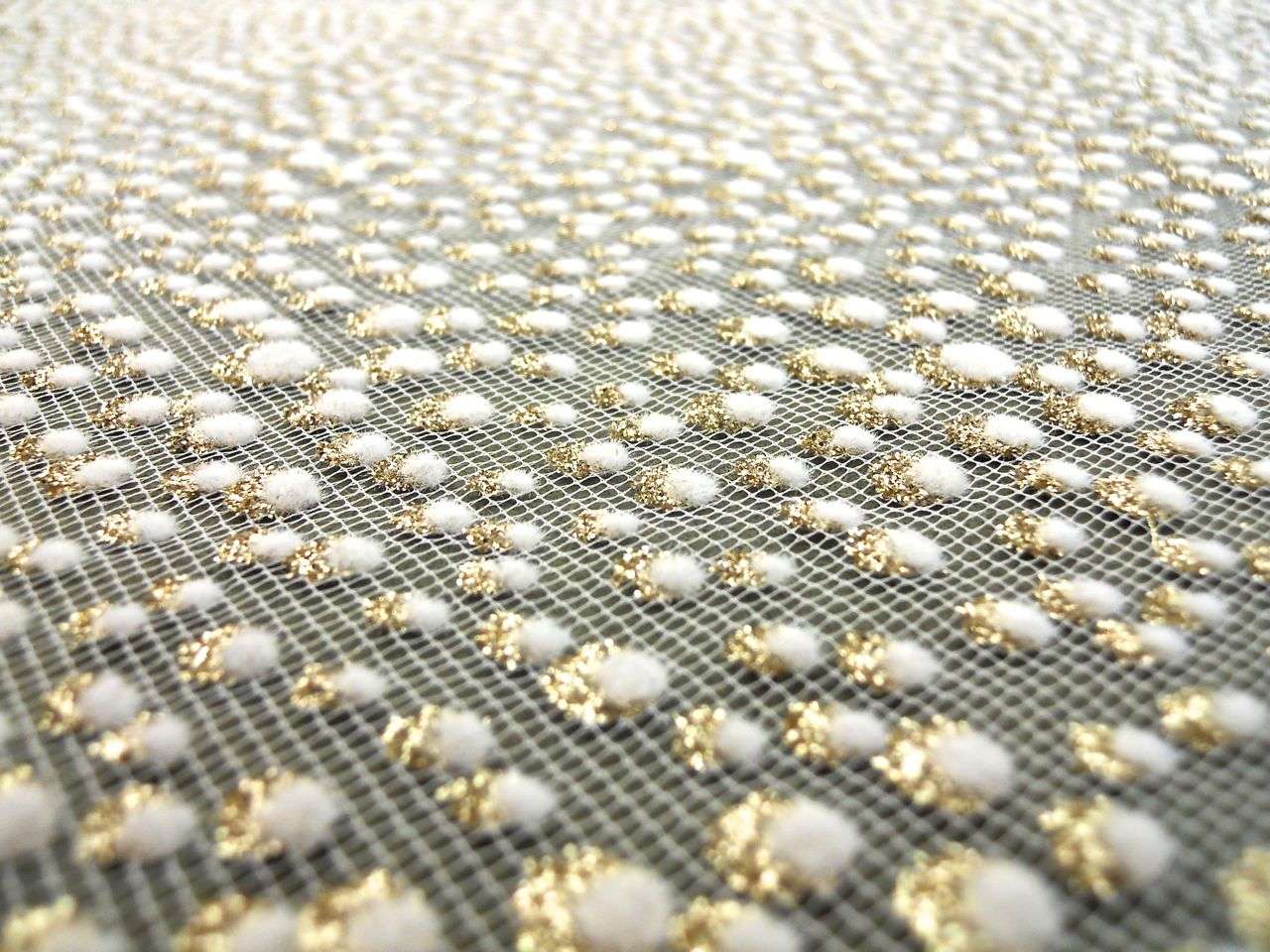 Metallic Flocked Tulle2