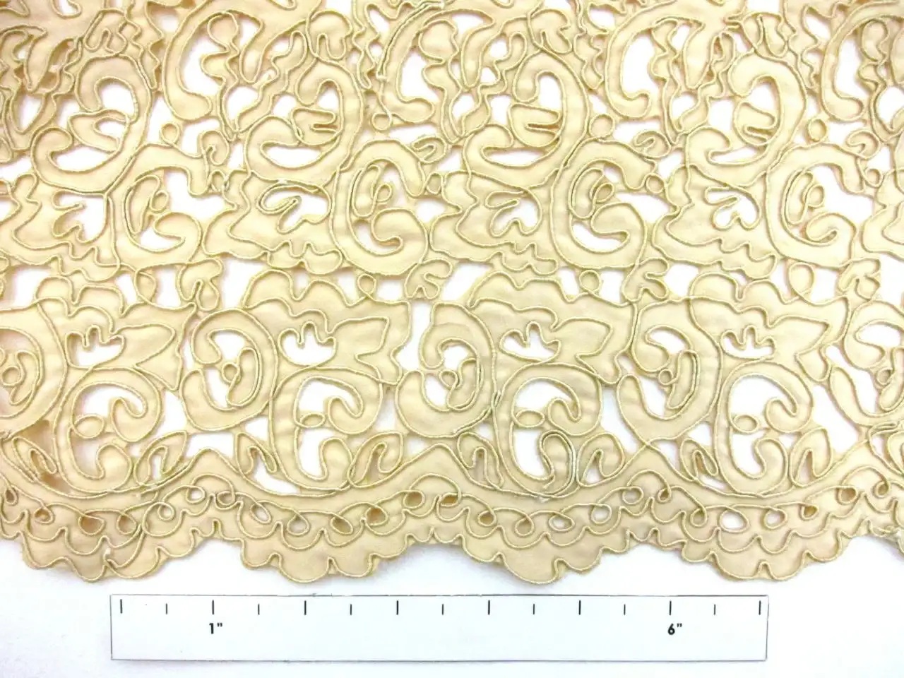 Laser Cut Corded Satin 1