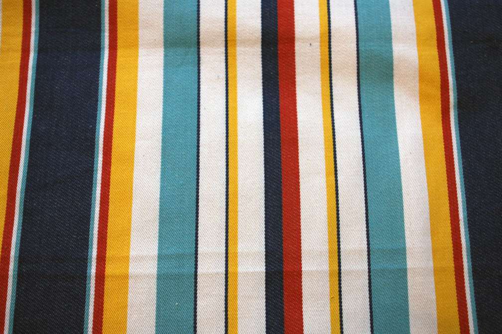Cotton Canvas Stripe in Multi1