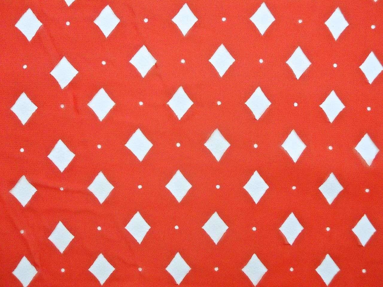 Laser Cut Polyester Chiffon0