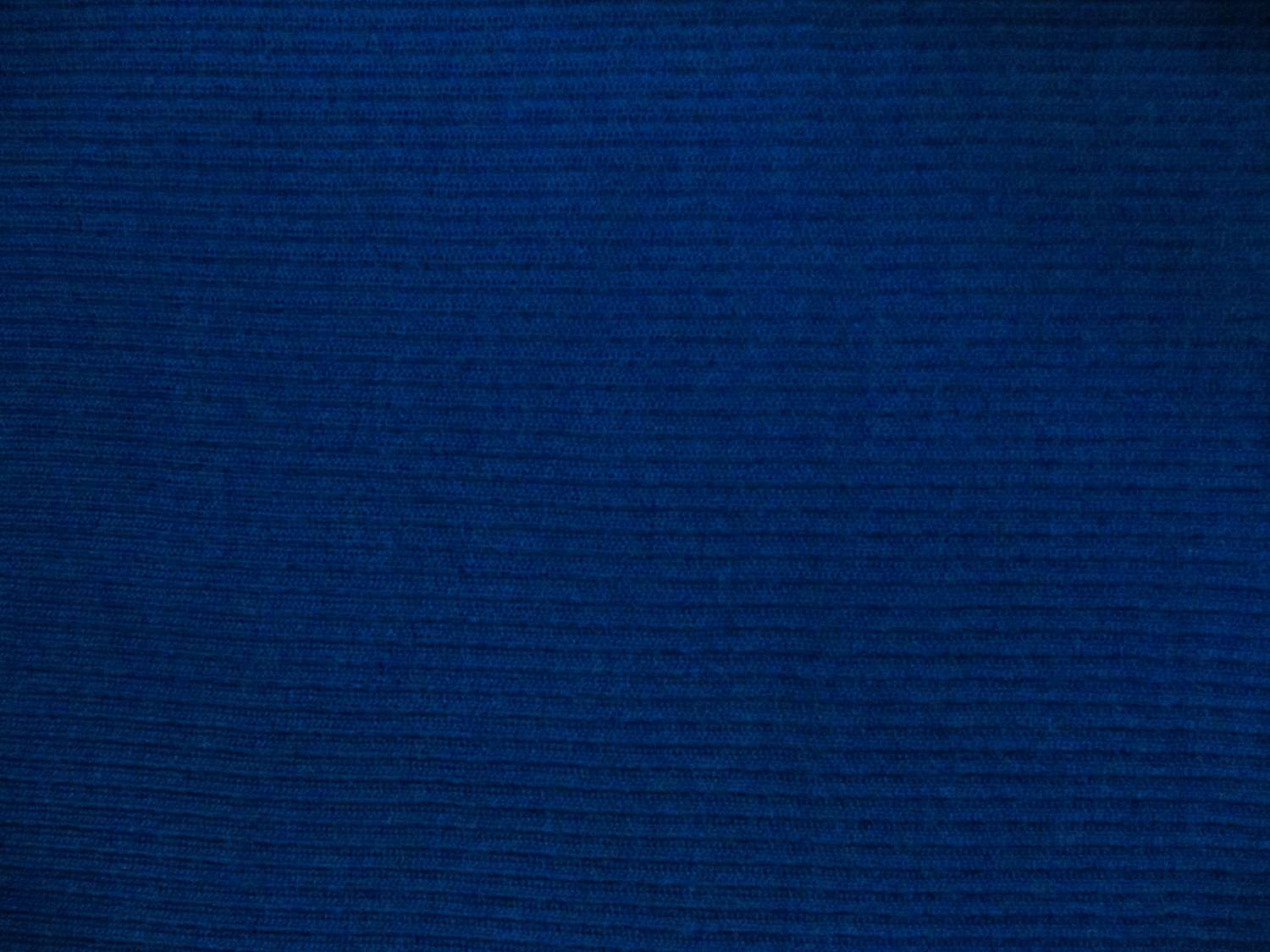 Virgin Wool Rib Knit in Royal2