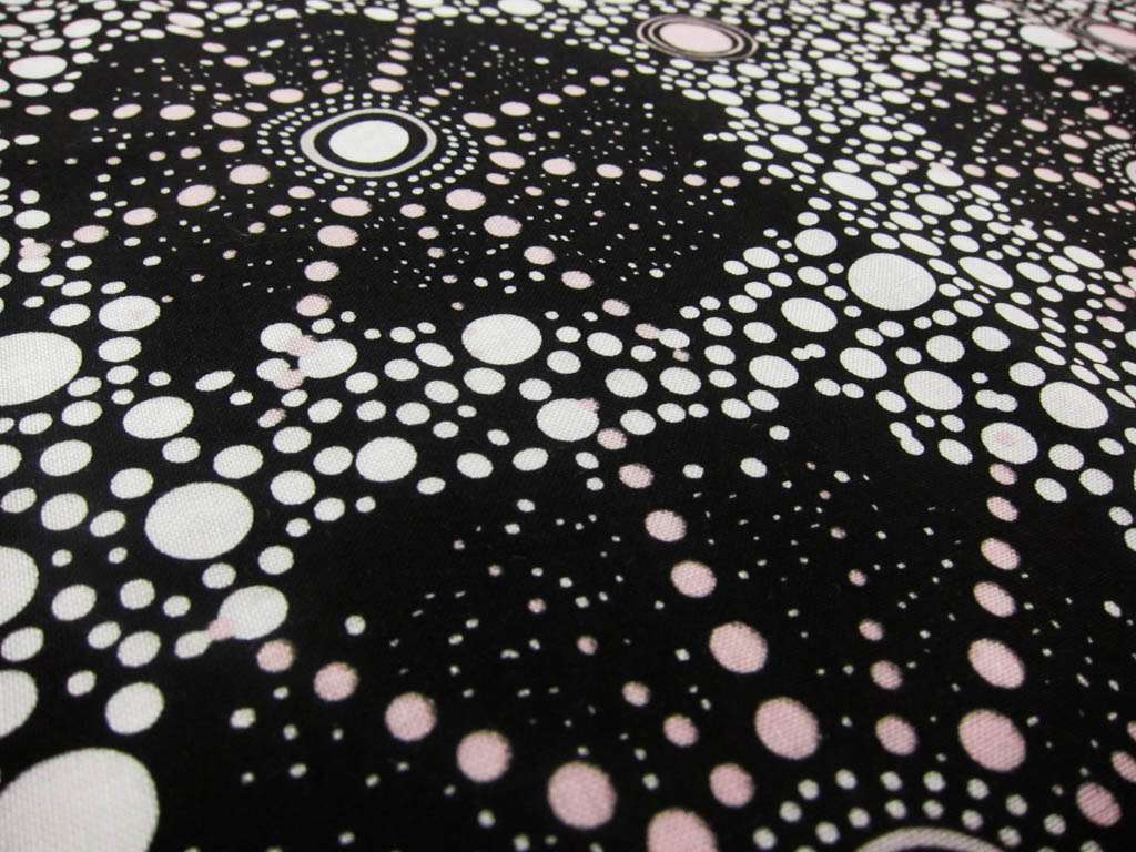 Australian Cotton Print With Aboriginal Motif2