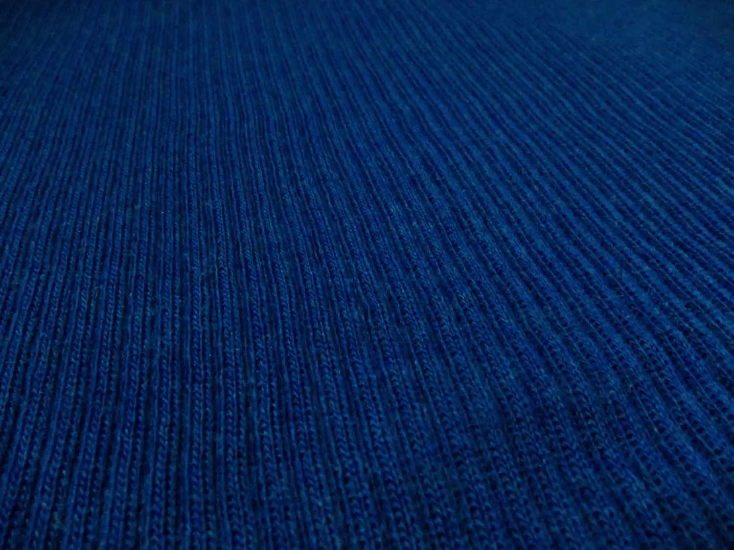 Virgin Wool Rib Knit in Royal0