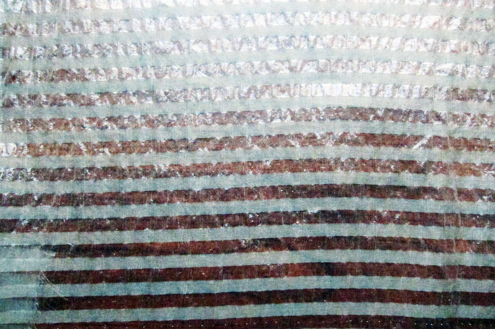 Silk Blend Stripe Jacquard0