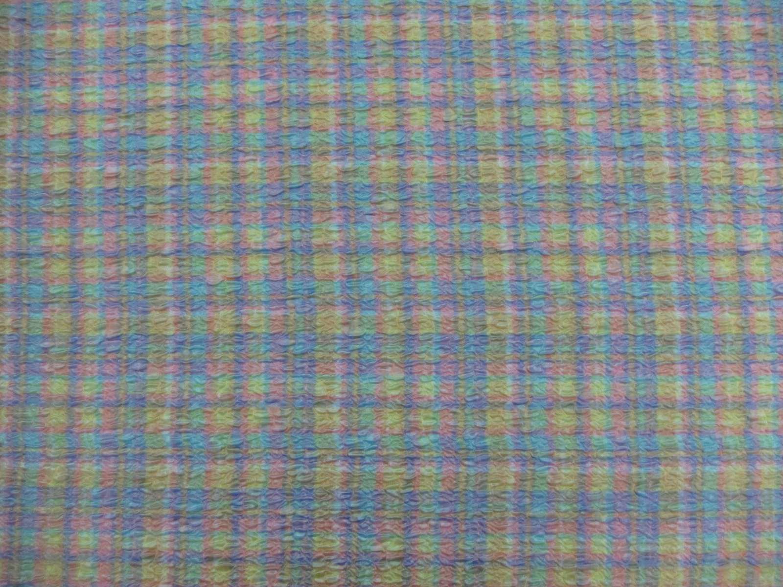 Plaid Poly Rayon Cloqué1