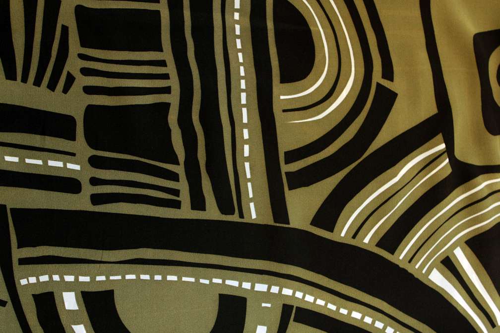 REDUCED Printed Silk Crepe de Chine1