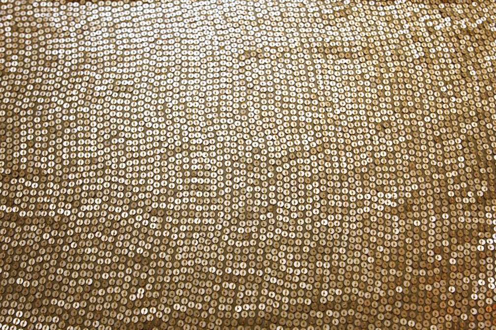 Sequins on Silk Chiffon0